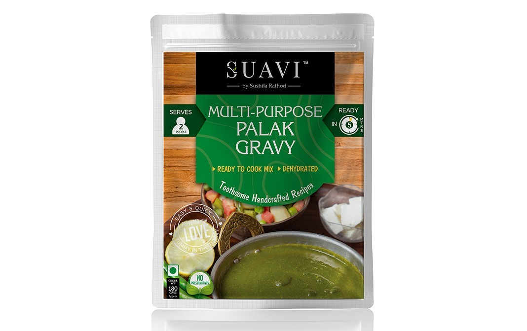Suavi Multi-Purpose Palak Gravy    Pack  35 grams